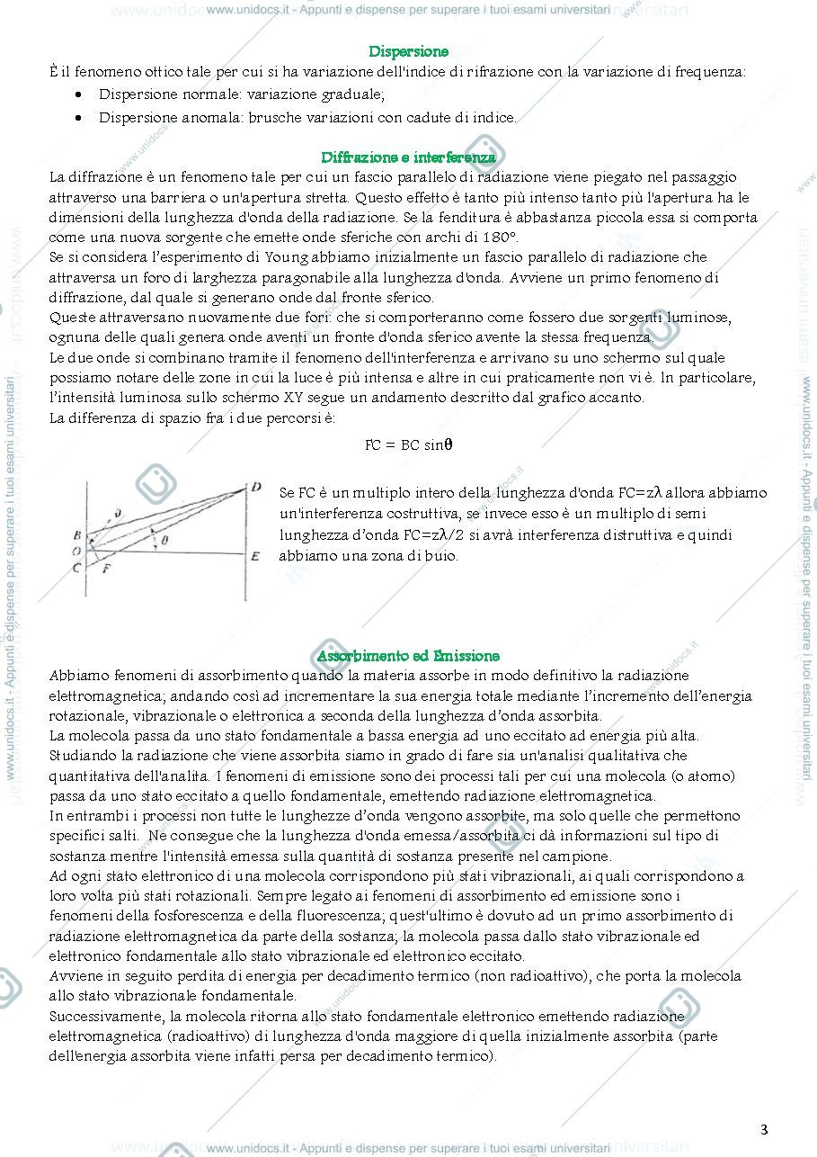Anteprima pagina 3 — Chimica Analitica II modulo teorico