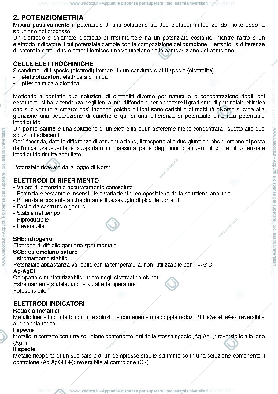 Anteprima pagina 2 — Chimica Analitica I