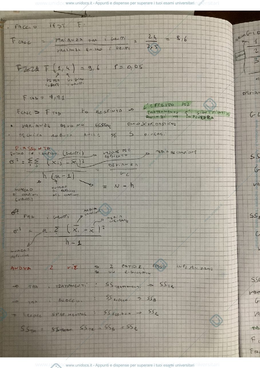 Anteprima pagina 1 — Statistica
