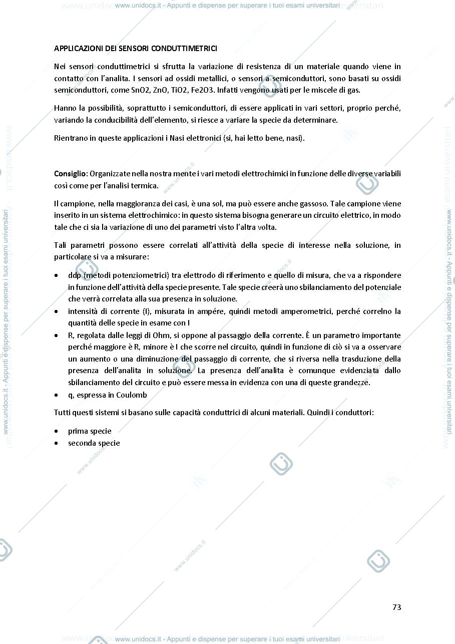 Anteprima pagina 1 — Chimica analitica strumentale parte 2