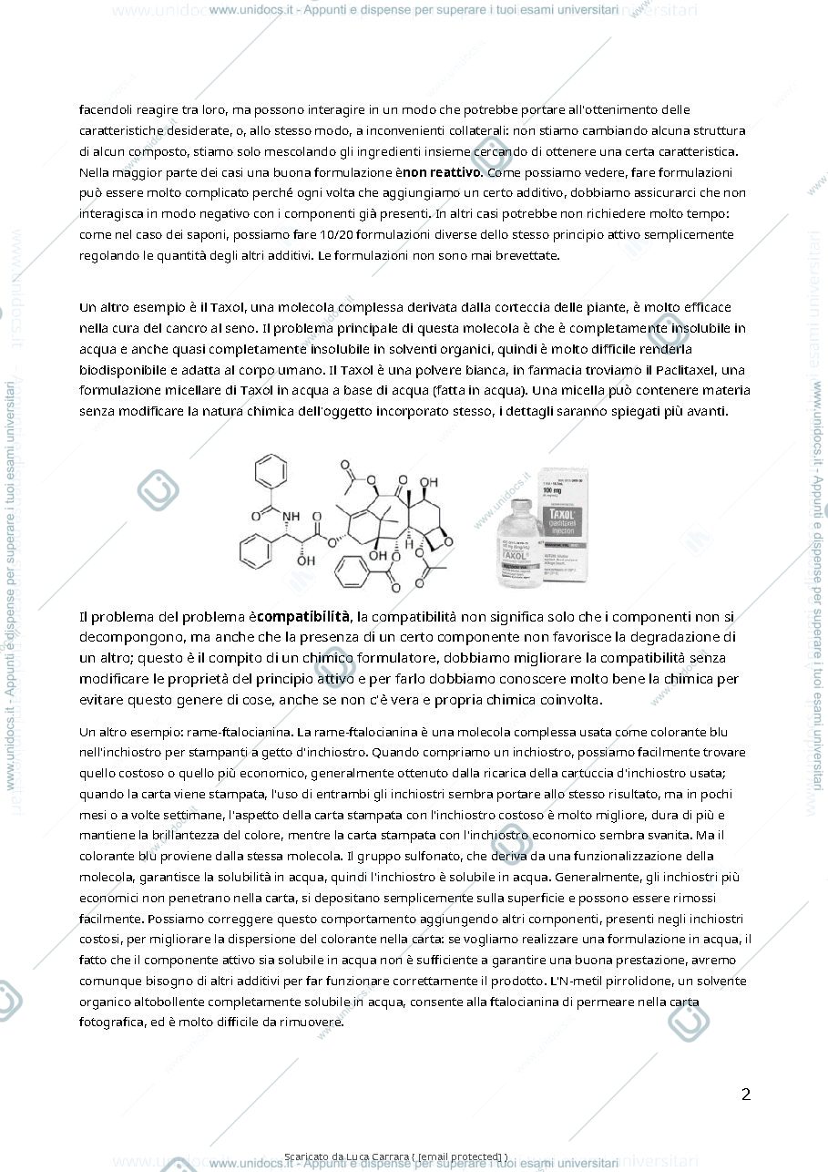 Anteprima pagina 3 — chimica delle formulazioni