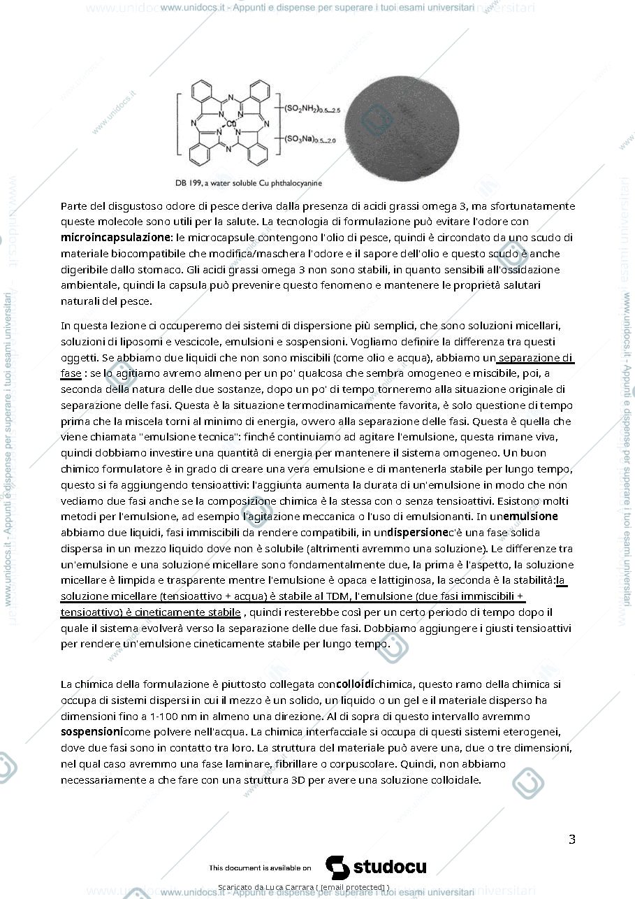 Anteprima pagina 4 — chimica delle formulazioni