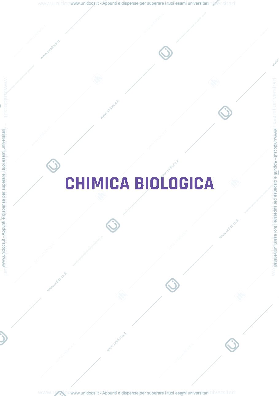 Anteprima pagina 1 — Chimica biologica