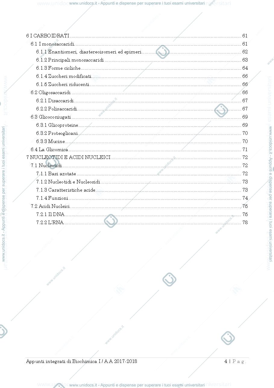 Anteprima pagina 3 — Biochimica 1