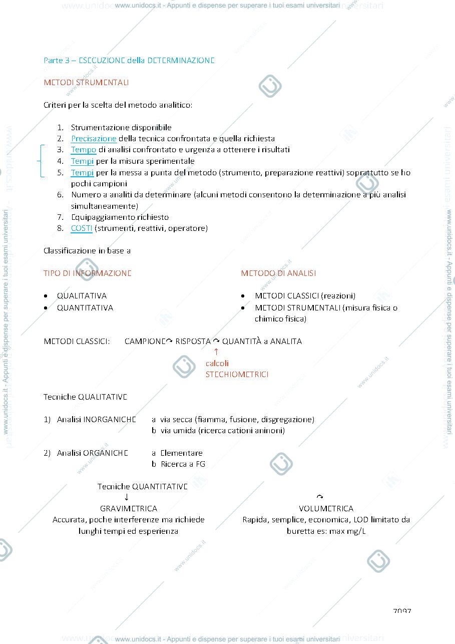 Anteprima pagina 1 — Chimica Analitica 2 