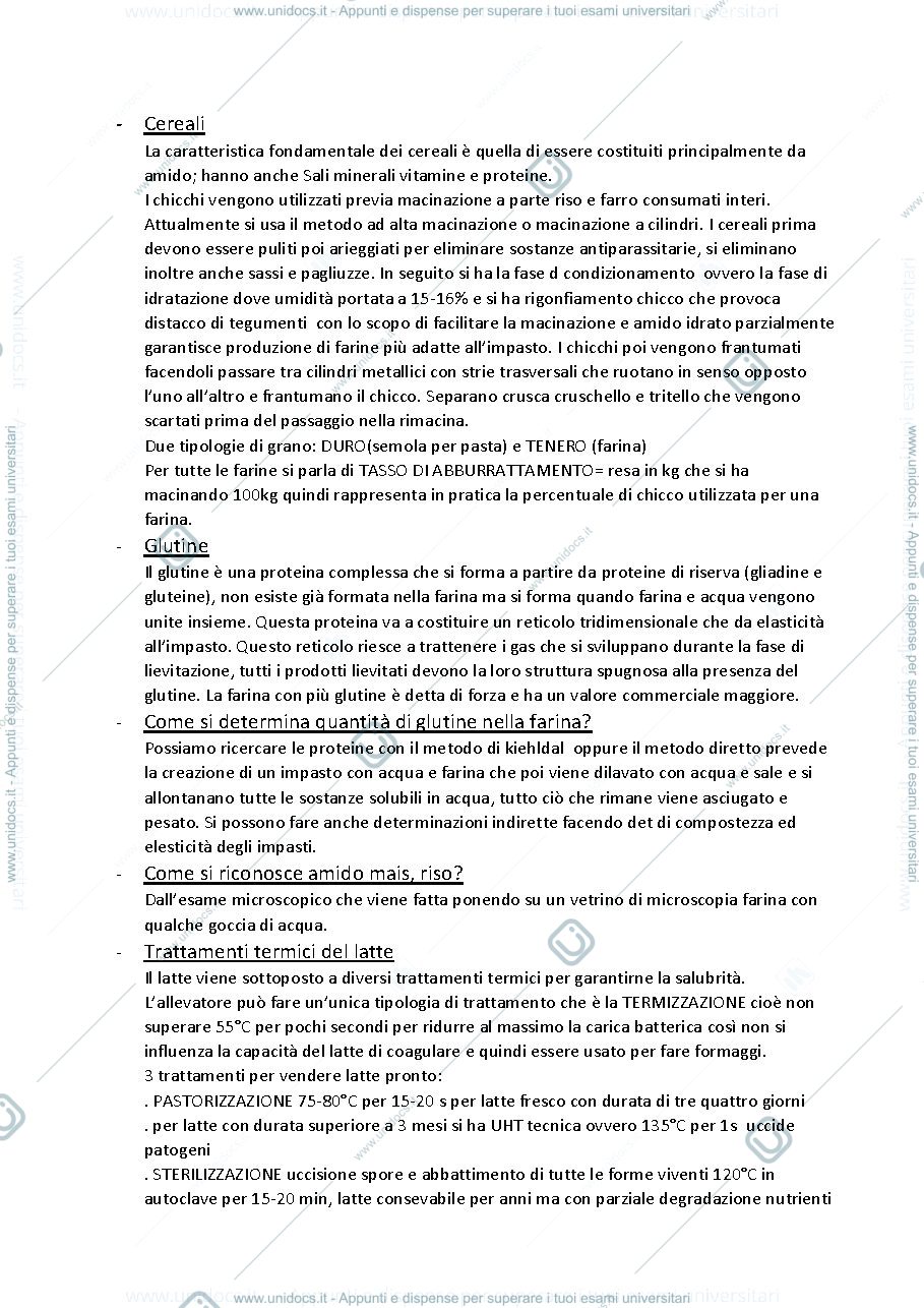 Anteprima pagina 1 — chimica degli alimenti