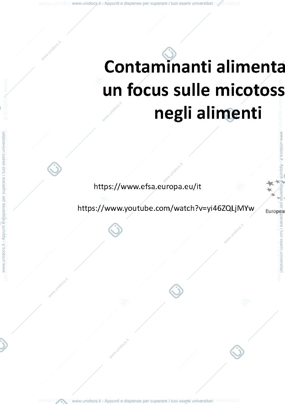 Anteprima pagina 1 — Micotossine