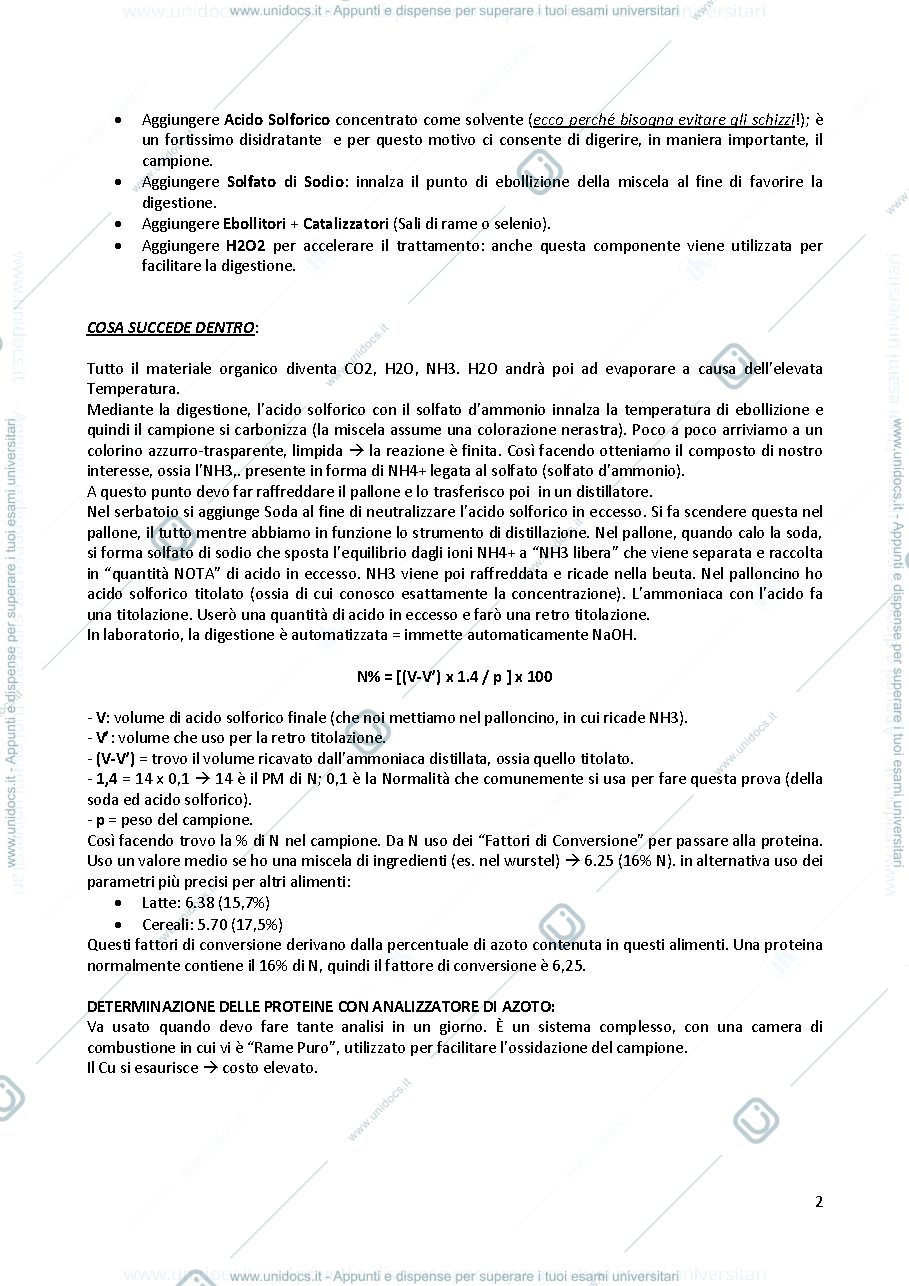 Anteprima pagina 2 — Tecniche separazione proteine e lipidi