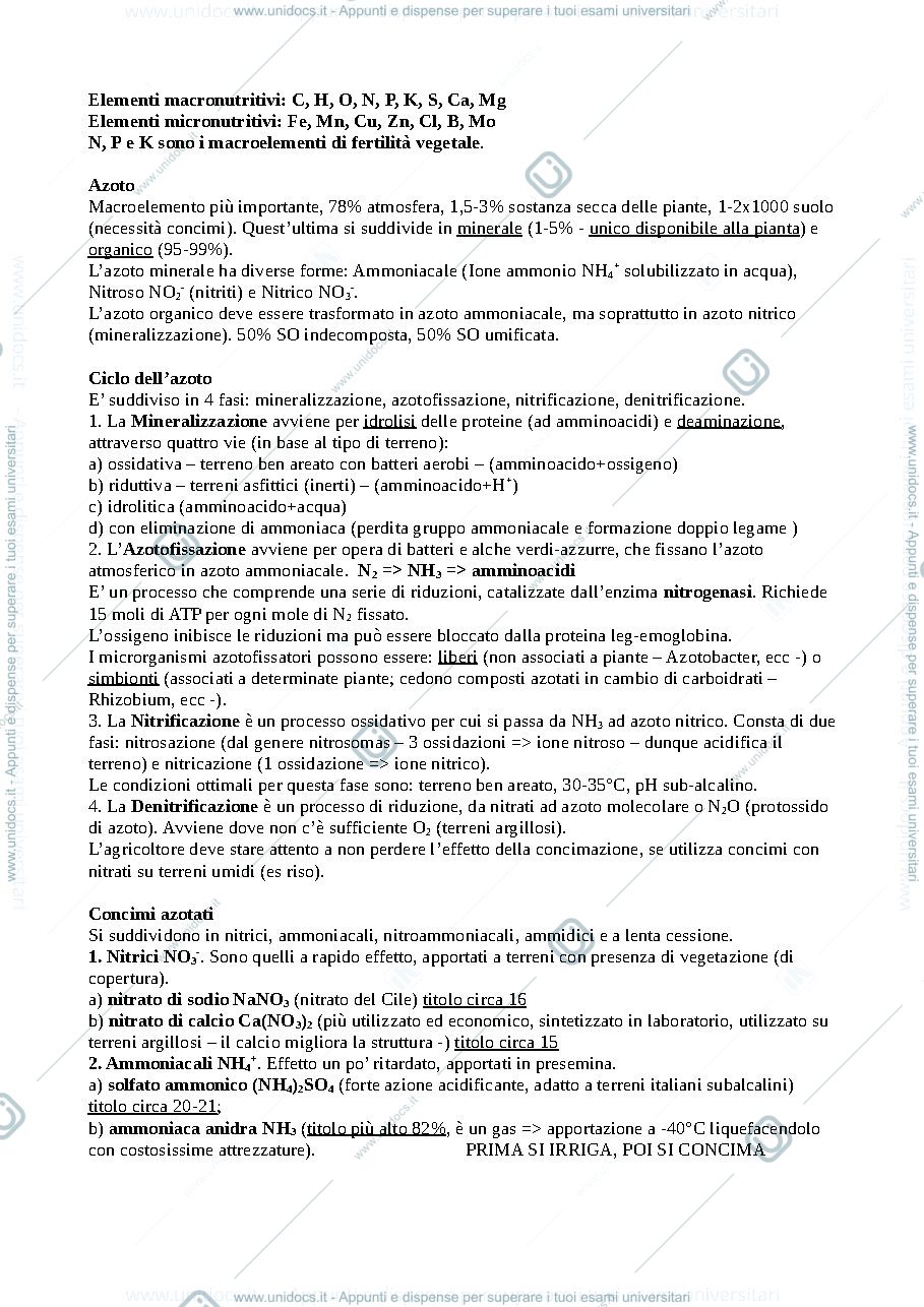Anteprima pagina 1 — Riassunti capitolo 3 - Chimica del Terreno