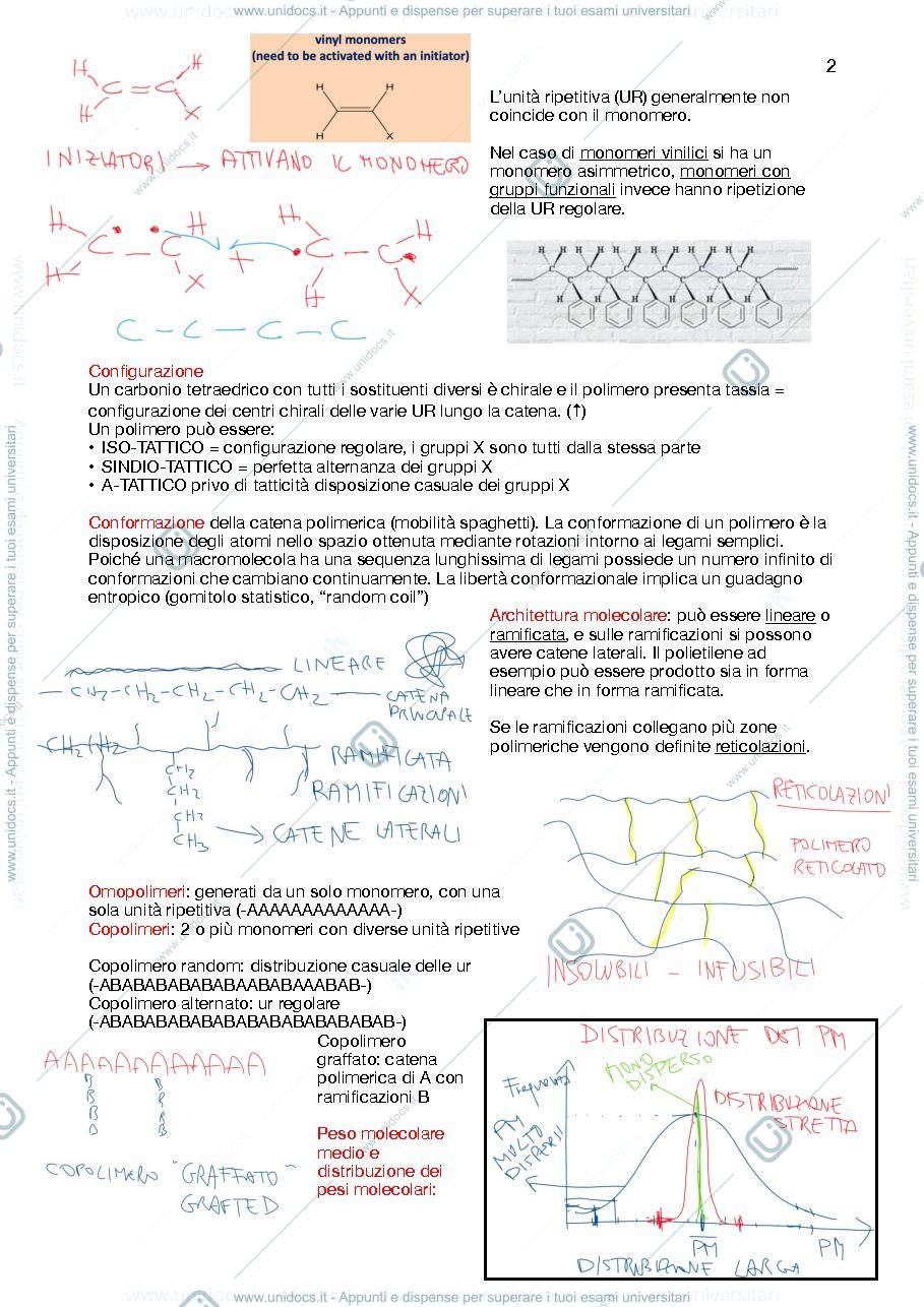 Anteprima pagina 2 — chimica delle macromolecole