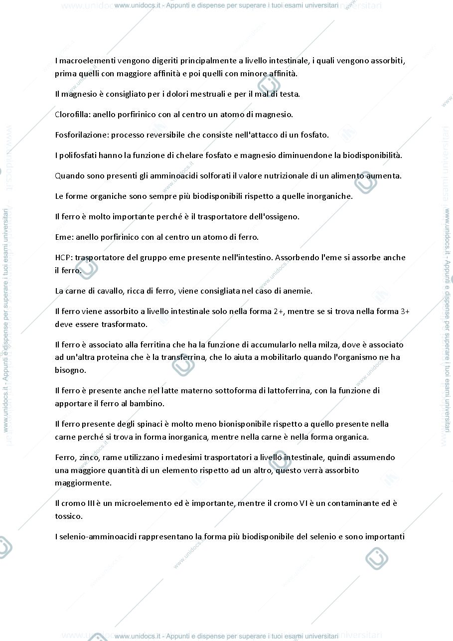 Anteprima pagina 2 — Chimica degli alimenti salutistici