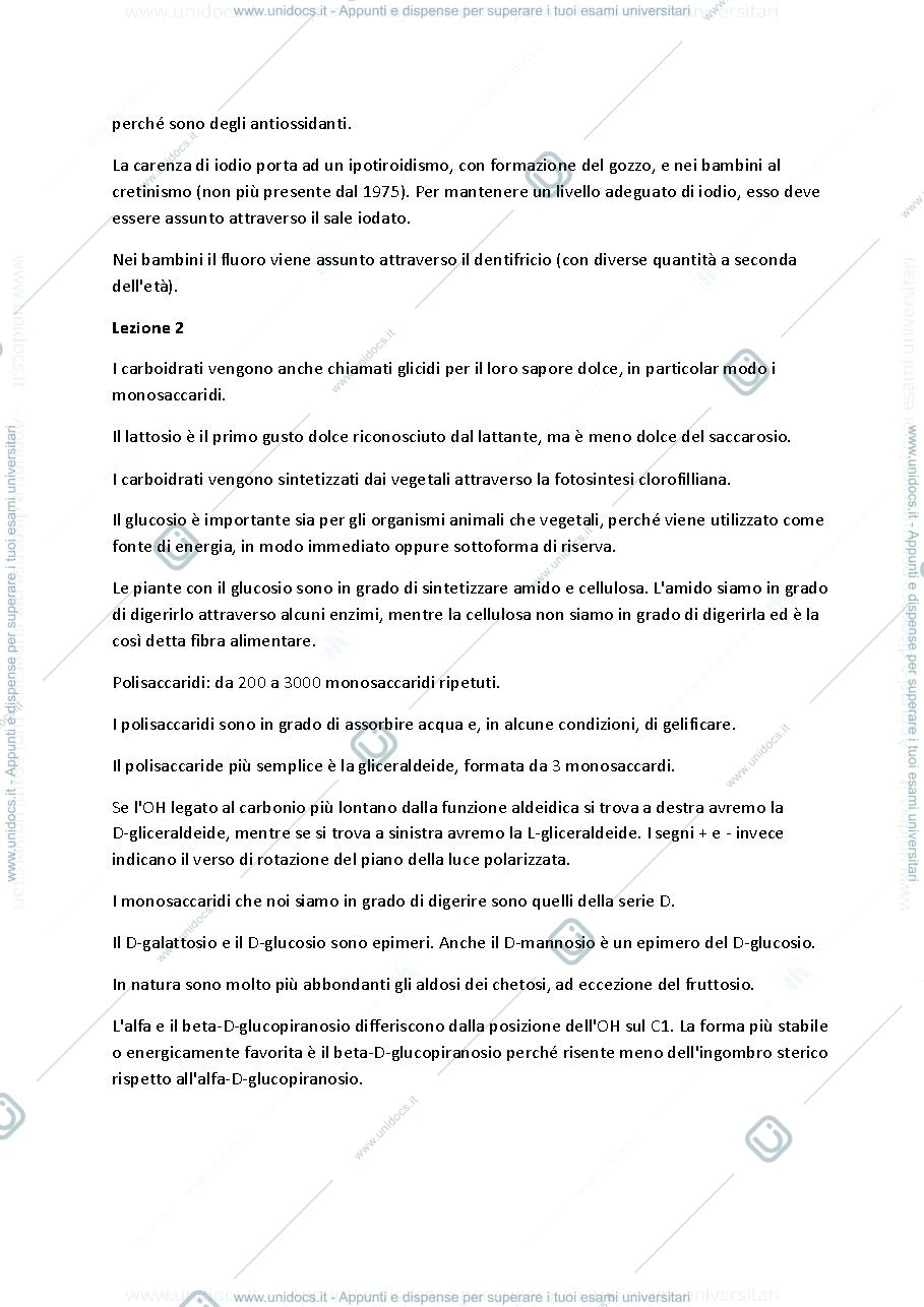 Anteprima pagina 3 — Chimica degli alimenti salutistici