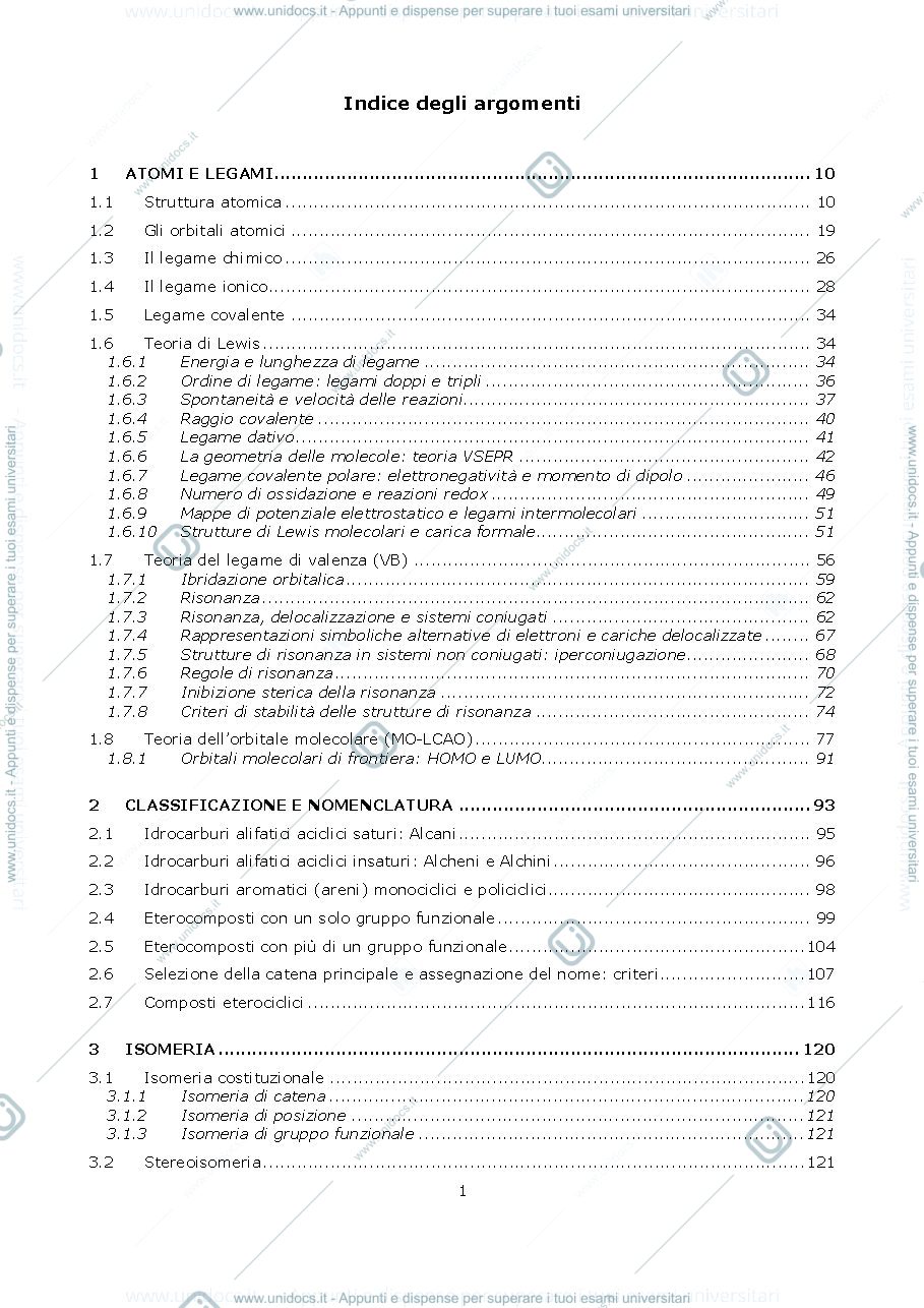 Anteprima pagina 3 — Chimica organica