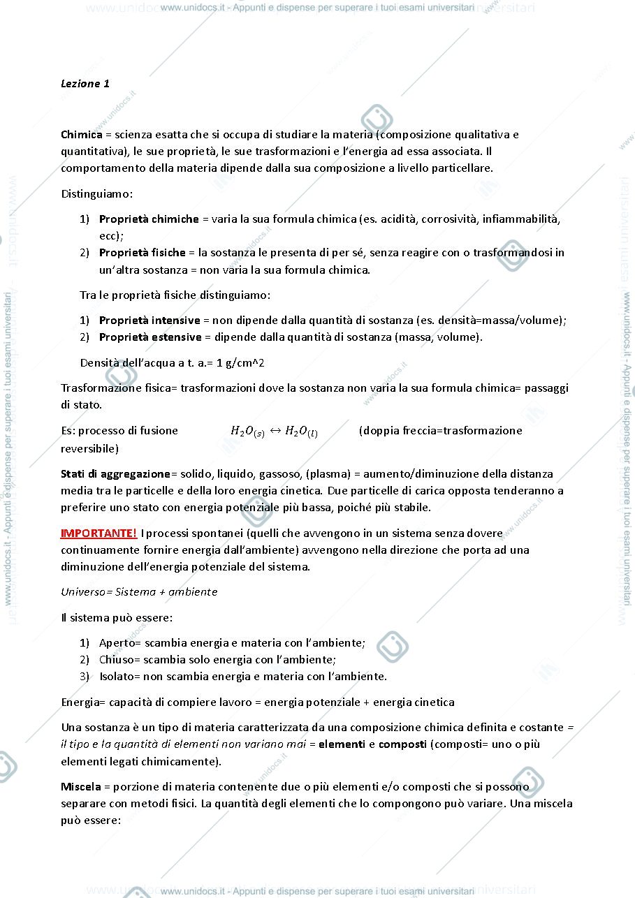 Anteprima pagina 1 — Chimica inorganica 