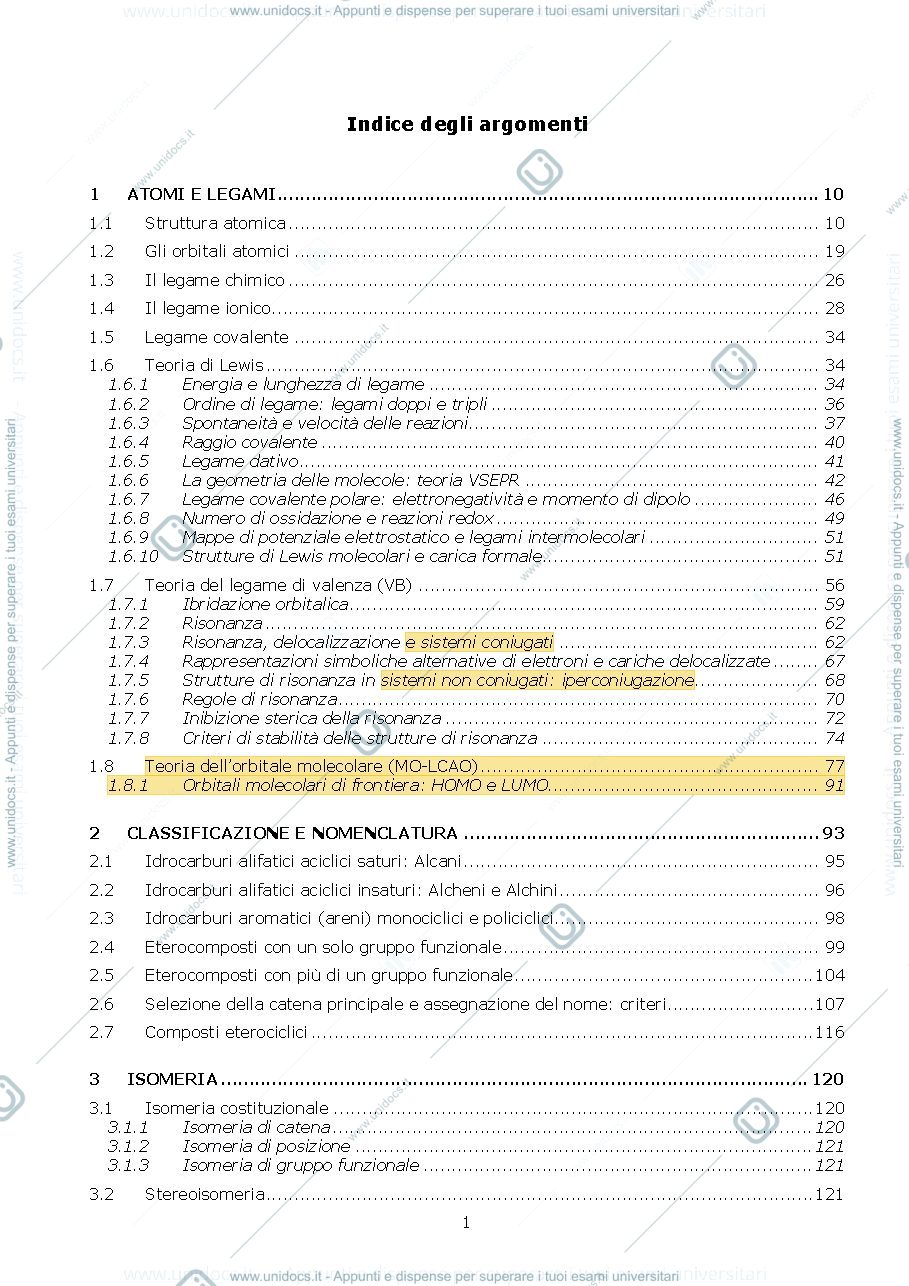 Anteprima pagina 2 — Appunti chimica organica 