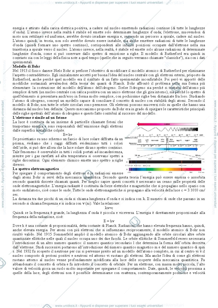 Anteprima pagina 2 — Riassunti programma di chimica