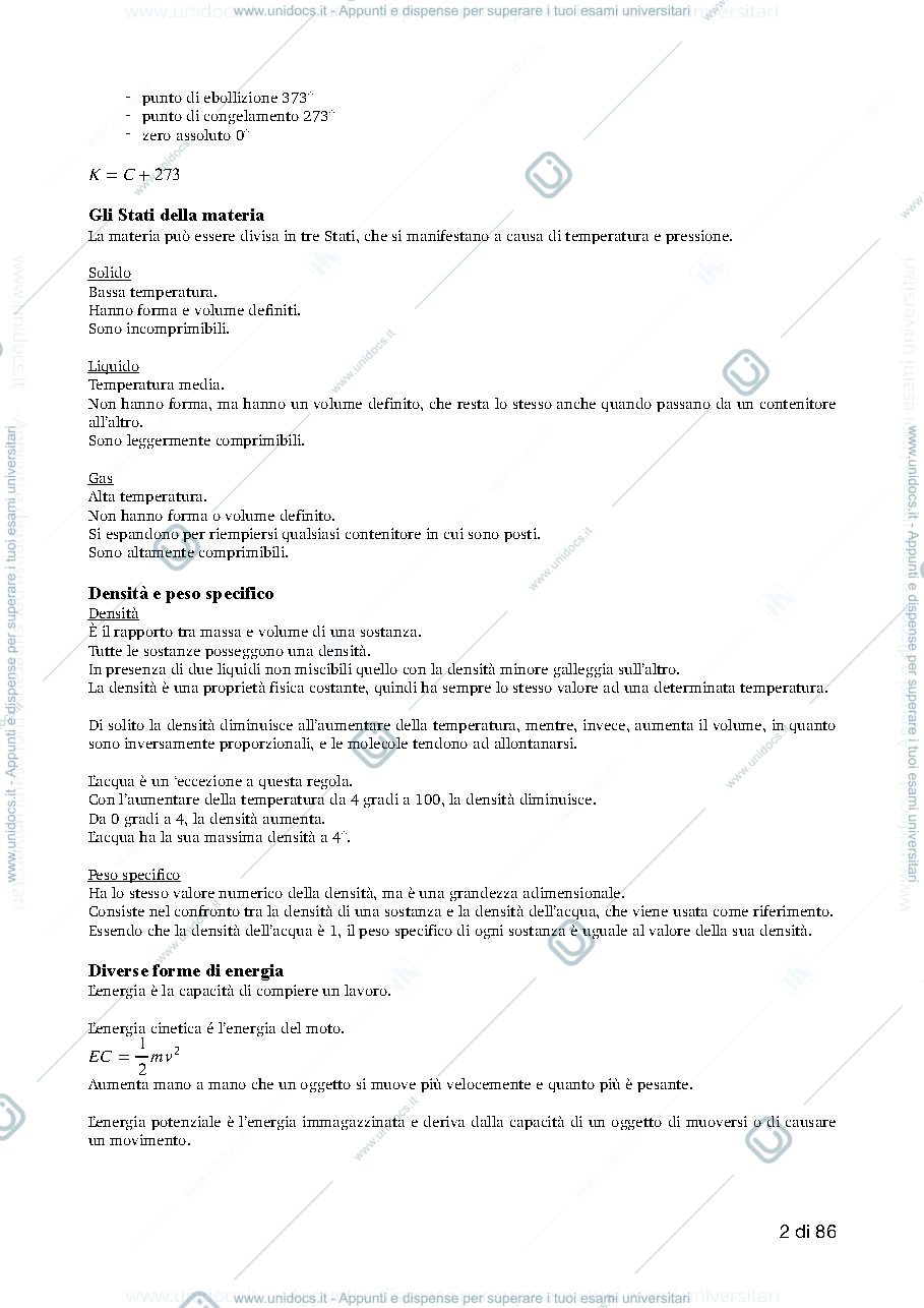 Anteprima pagina 2 — Chimica riassunto 