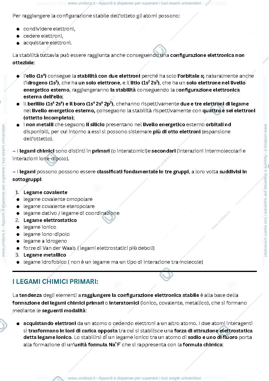Anteprima pagina 3 — Legami chimici