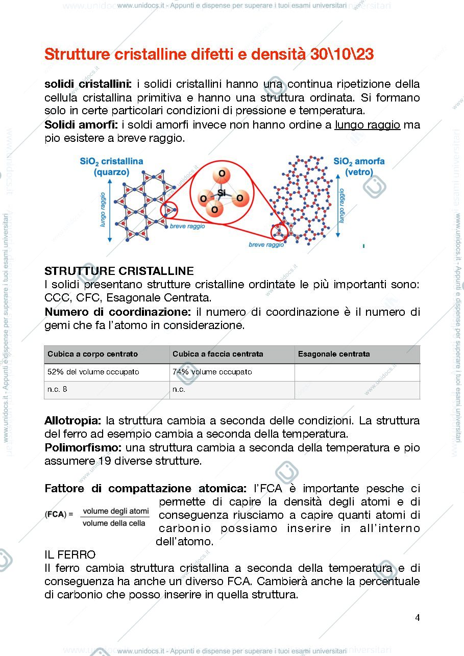 Anteprima pagina 4 — Tecnologia dei materiali 