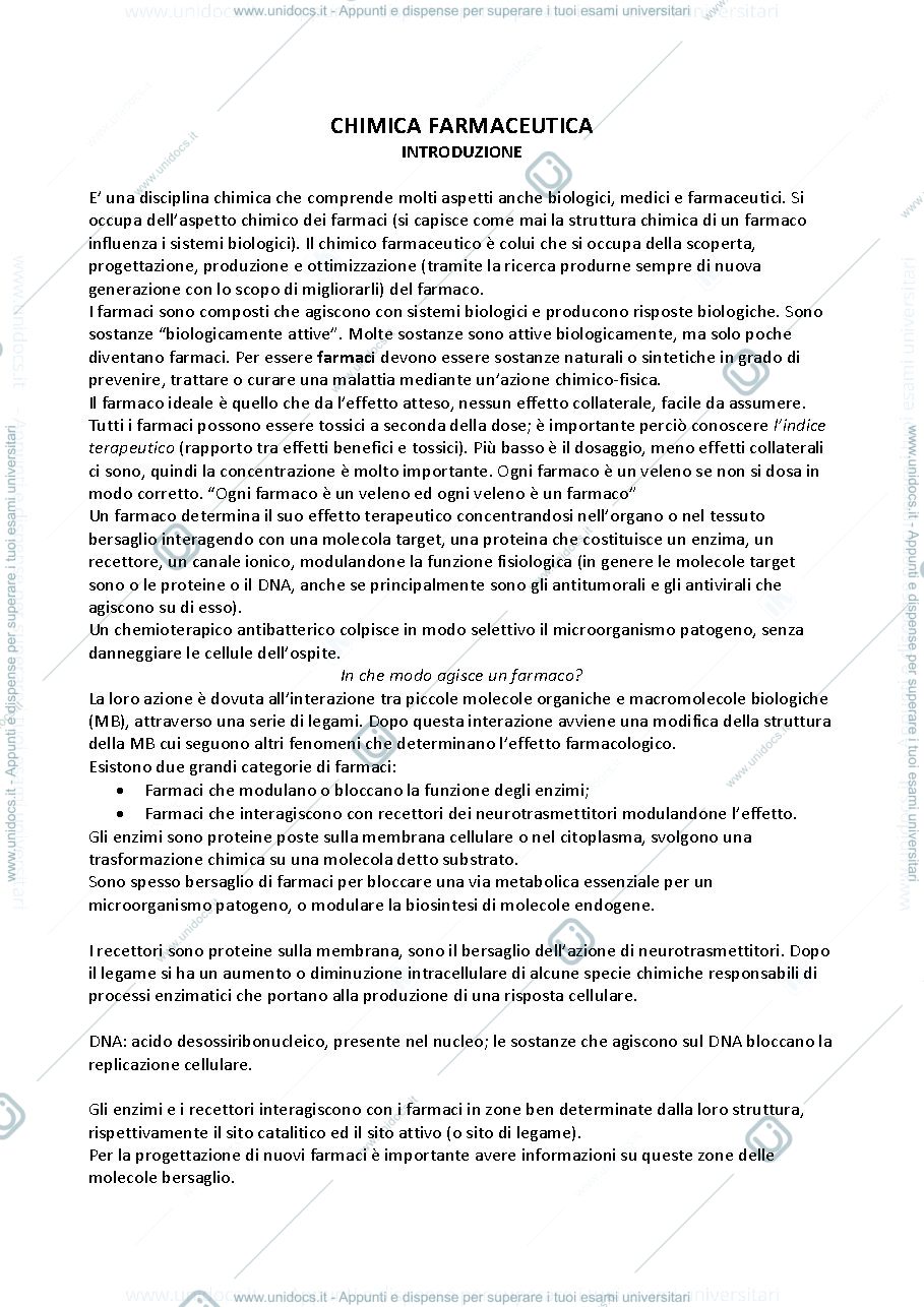 Anteprima pagina 1 — CH FARMACEUTICA