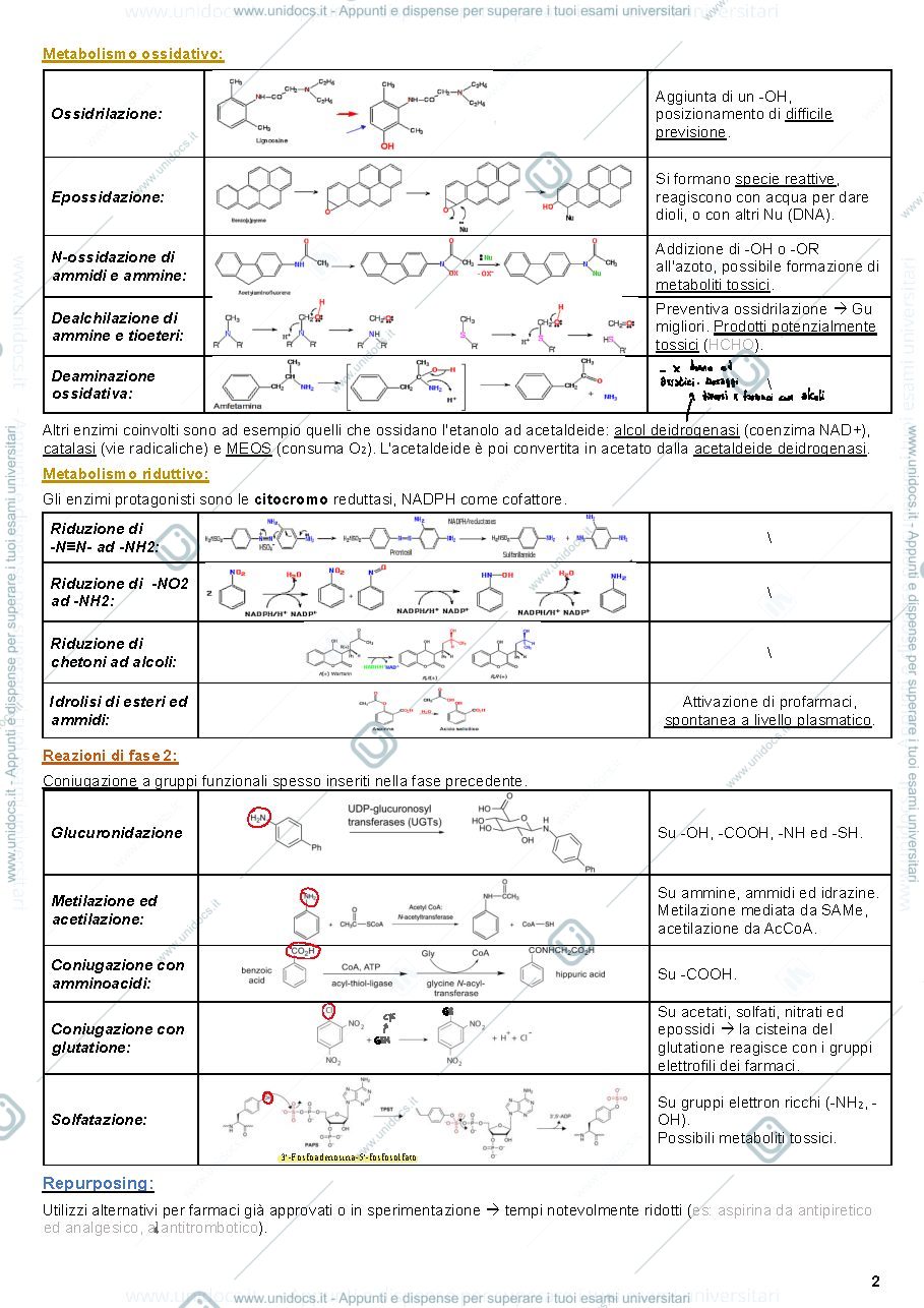 Anteprima pagina 2 — Riassunto di chimica farmaceutica 1