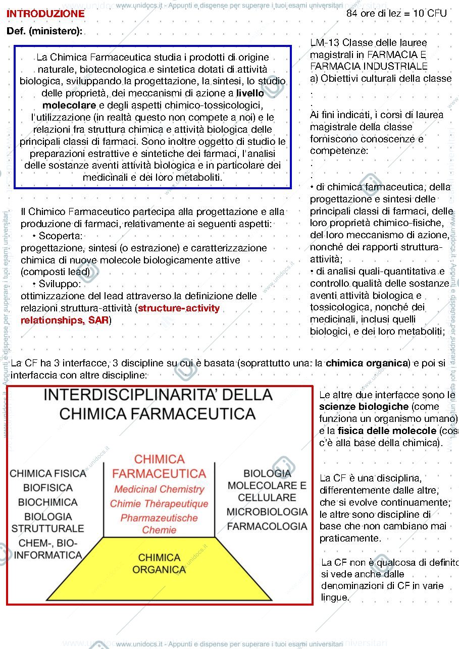 Anteprima pagina 2 — Sbobine Chimica Farmaceutica e Tossicologica II