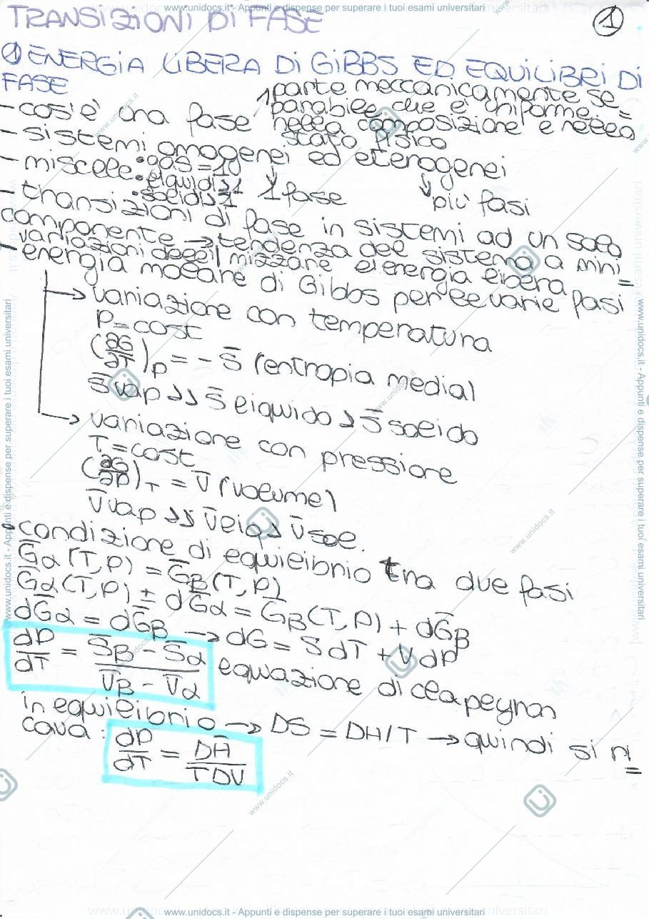 Anteprima pagina 1 — Secondo parziale di chimica fisica