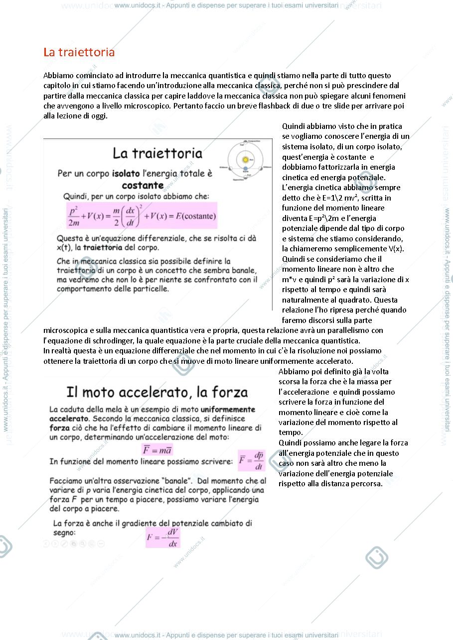 Anteprima pagina 1 — lezioni del corso