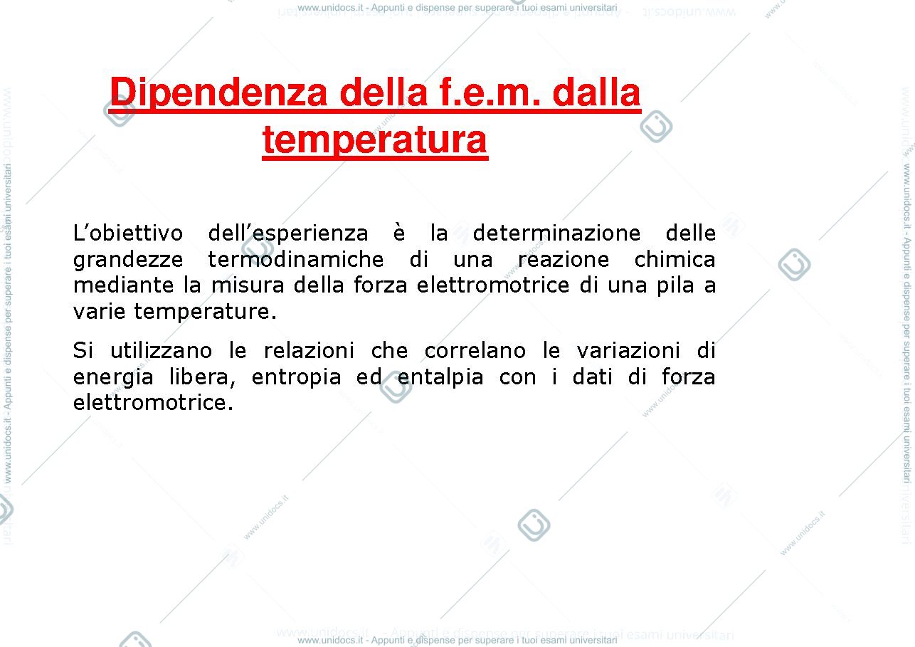 Anteprima pagina 1 — Dispense Corso di ESERCITAZIONI DI CHIMICA FISICA I