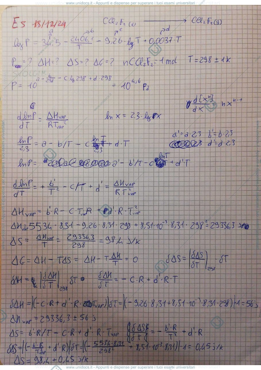Anteprima pagina 2 — Esercizi di chimica fisica I