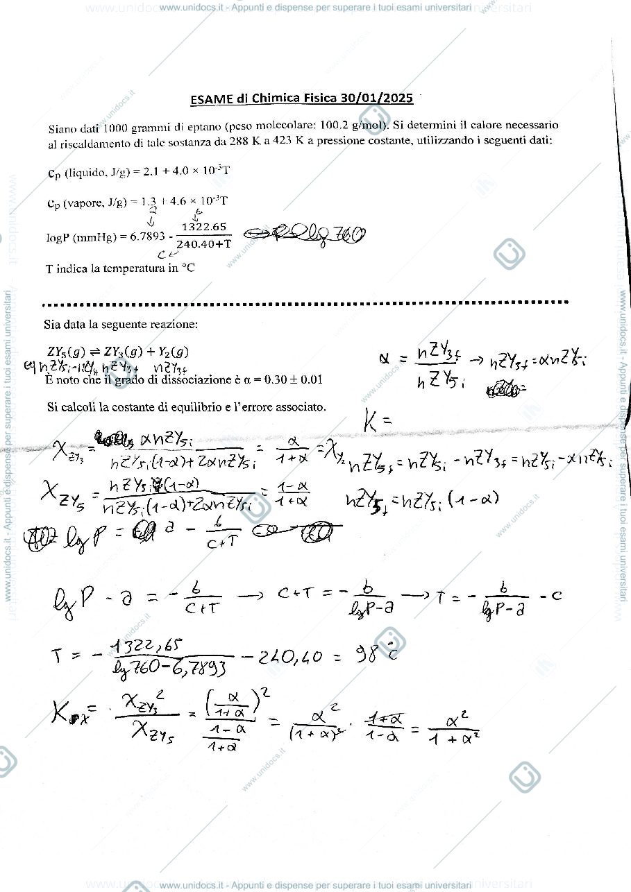 Anteprima pagina 3 — Esercizi di chimica fisica I