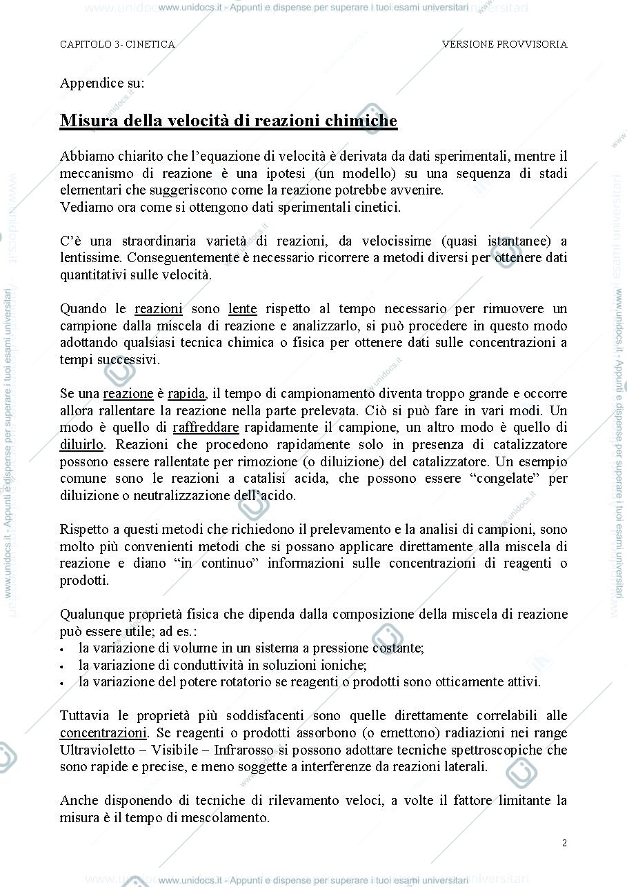 Anteprima pagina 2 — APPUNTI DELLA PROFESSORESSA BERLIER su CINETICA