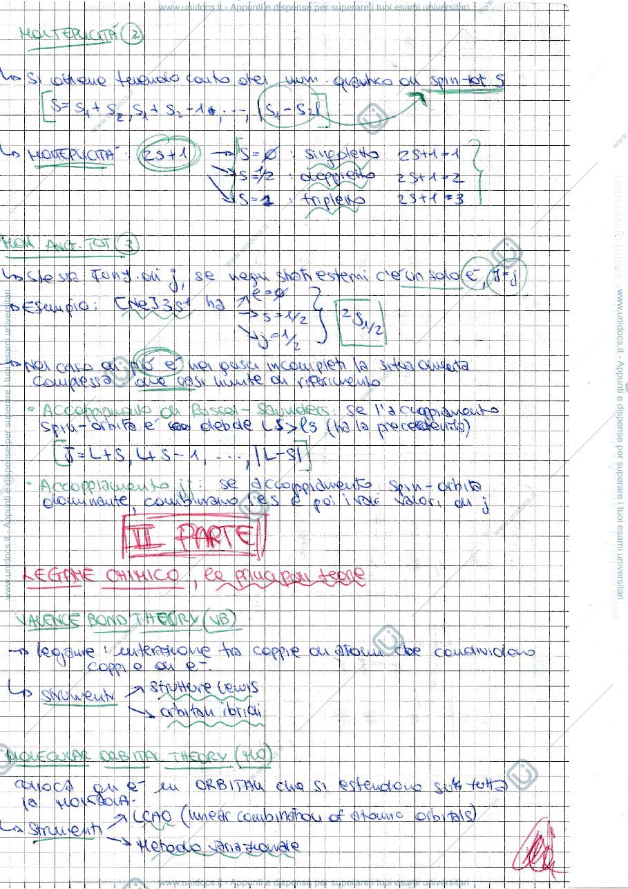 Anteprima pagina 1 — Appunti seconda parte CF2