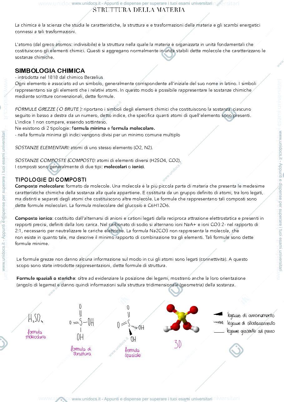 Anteprima pagina 2 — Prima parte di Chimica generale