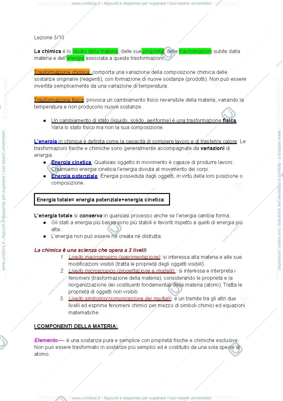 Anteprima pagina 1 — chimica generale e inorganica