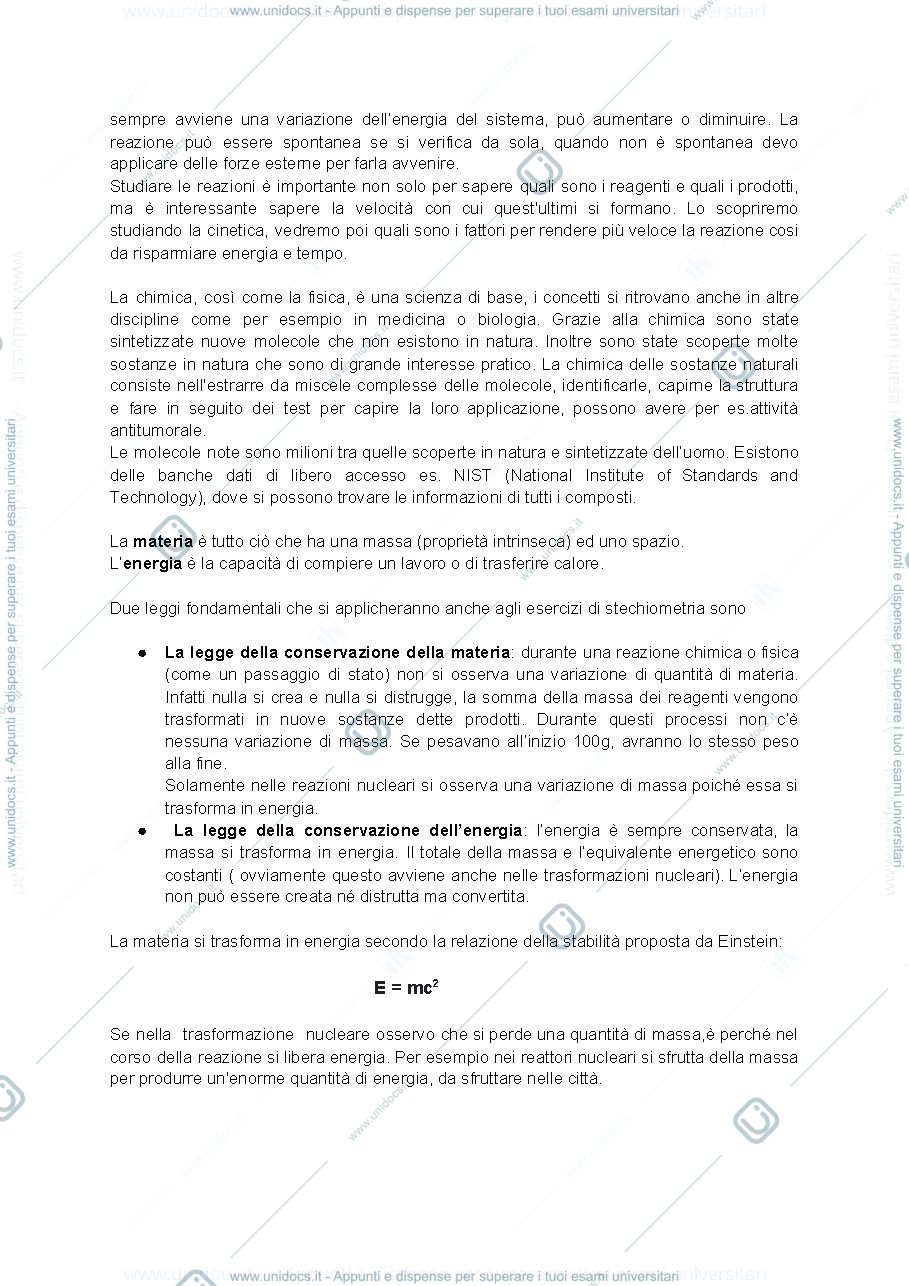 Anteprima pagina 2 — Metodo scientifico introduzione alla chimica