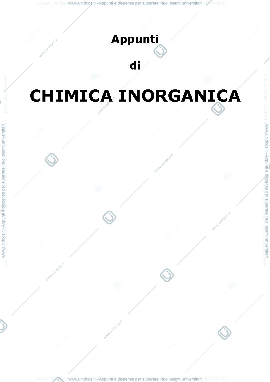 Anteprima pagina 1 — introduzione alla chimica generale 