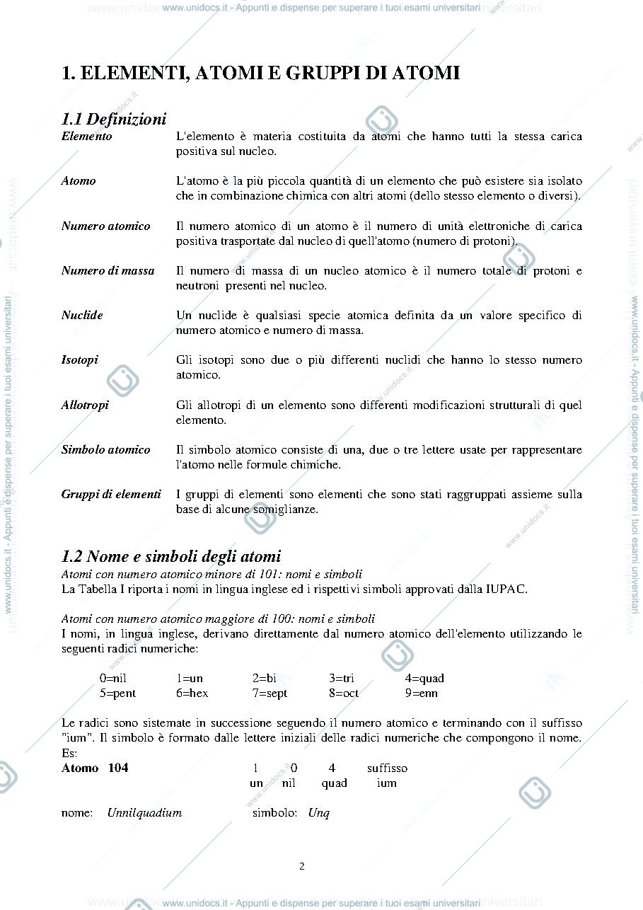 Anteprima pagina 2 — Nomenclatura