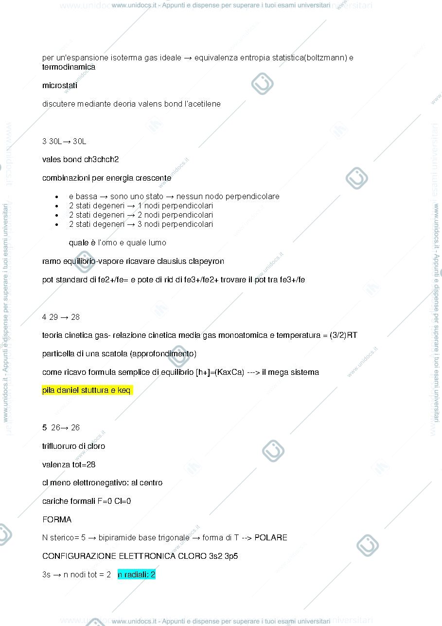 Anteprima pagina 2 — Domande orali secondo appello invernale 2021 