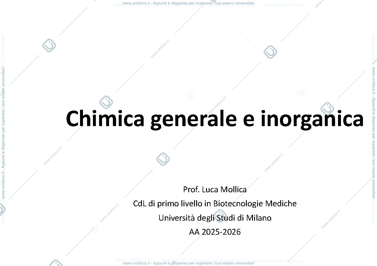 Anteprima pagina 1 — Aspetti quantitativi e qualitativi della materia