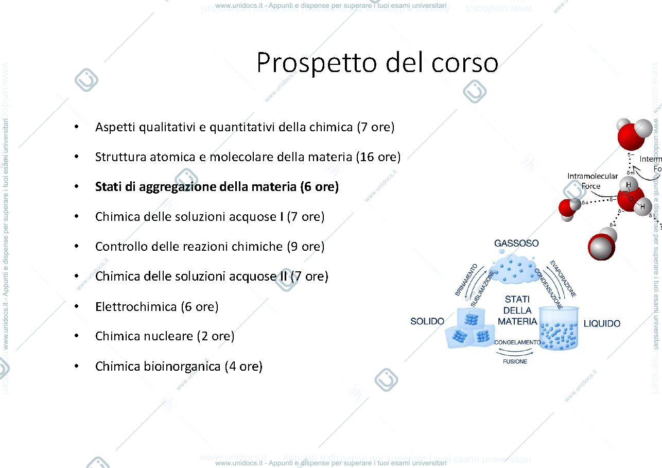 Anteprima pagina 5 — Aspetti quantitativi e qualitativi della materia