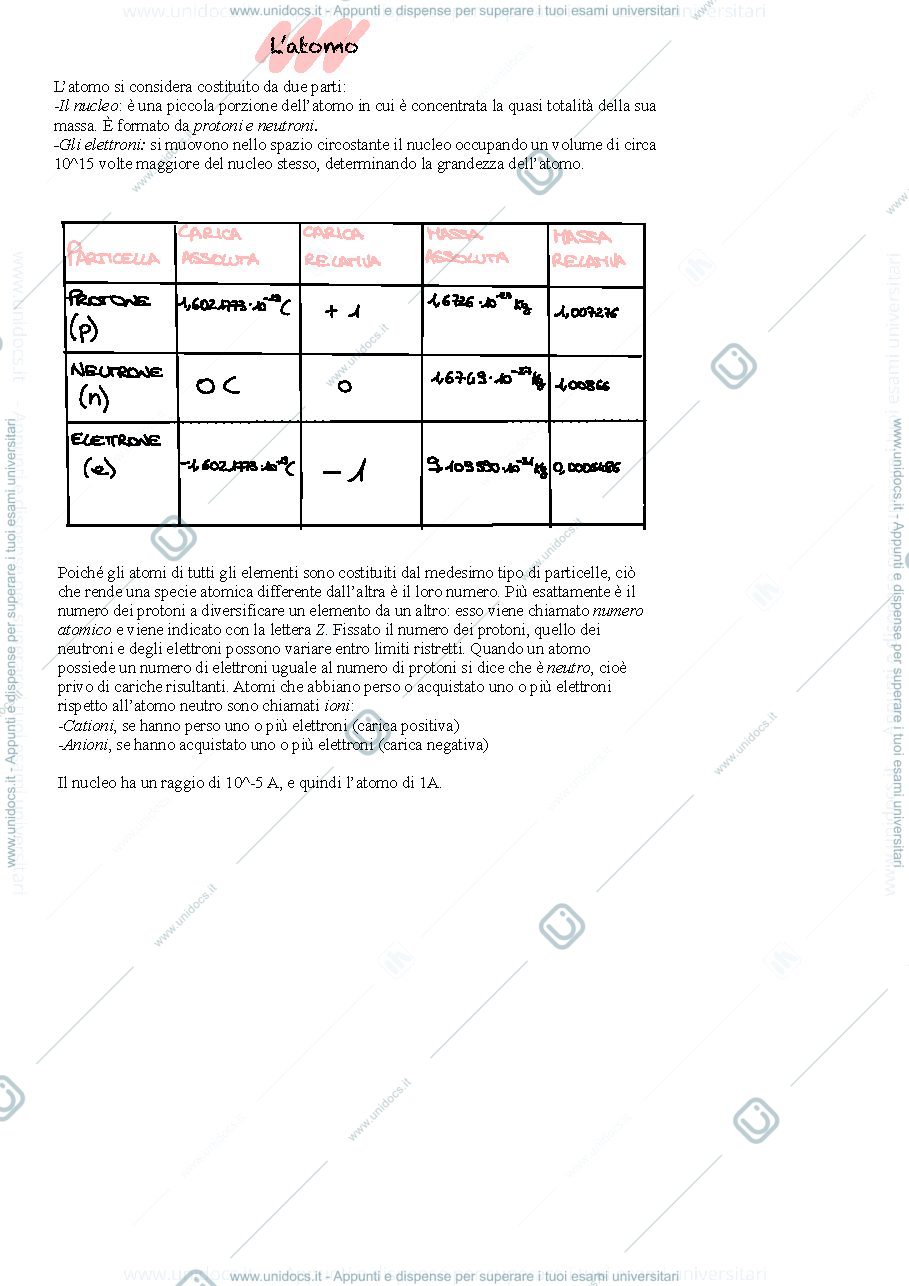 Anteprima pagina 3 — Dalla materia al legame covalente