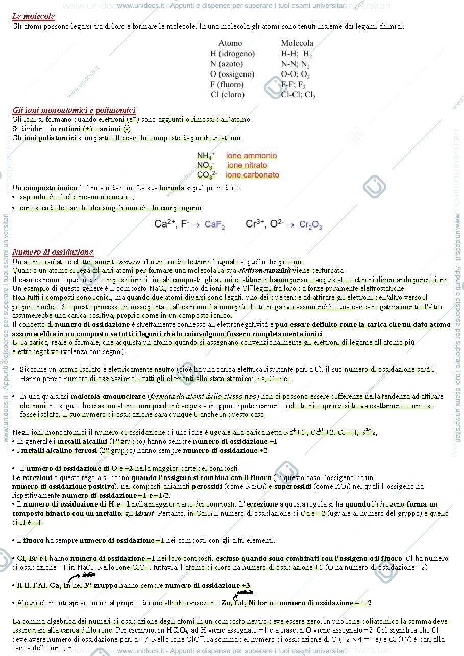Anteprima pagina 1 — Nomenclatura Inorganica.