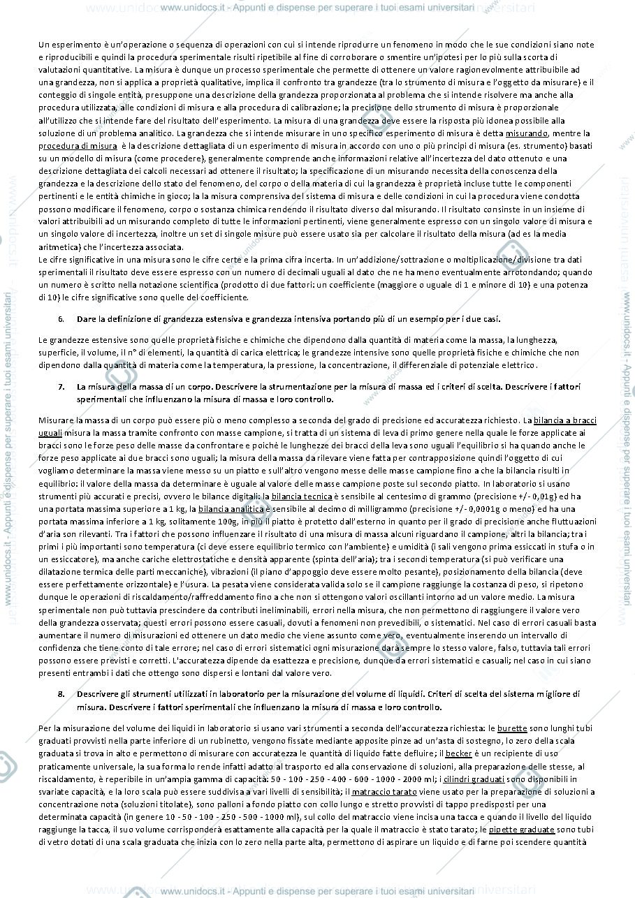 Anteprima pagina 2 — Risposte per esame orale