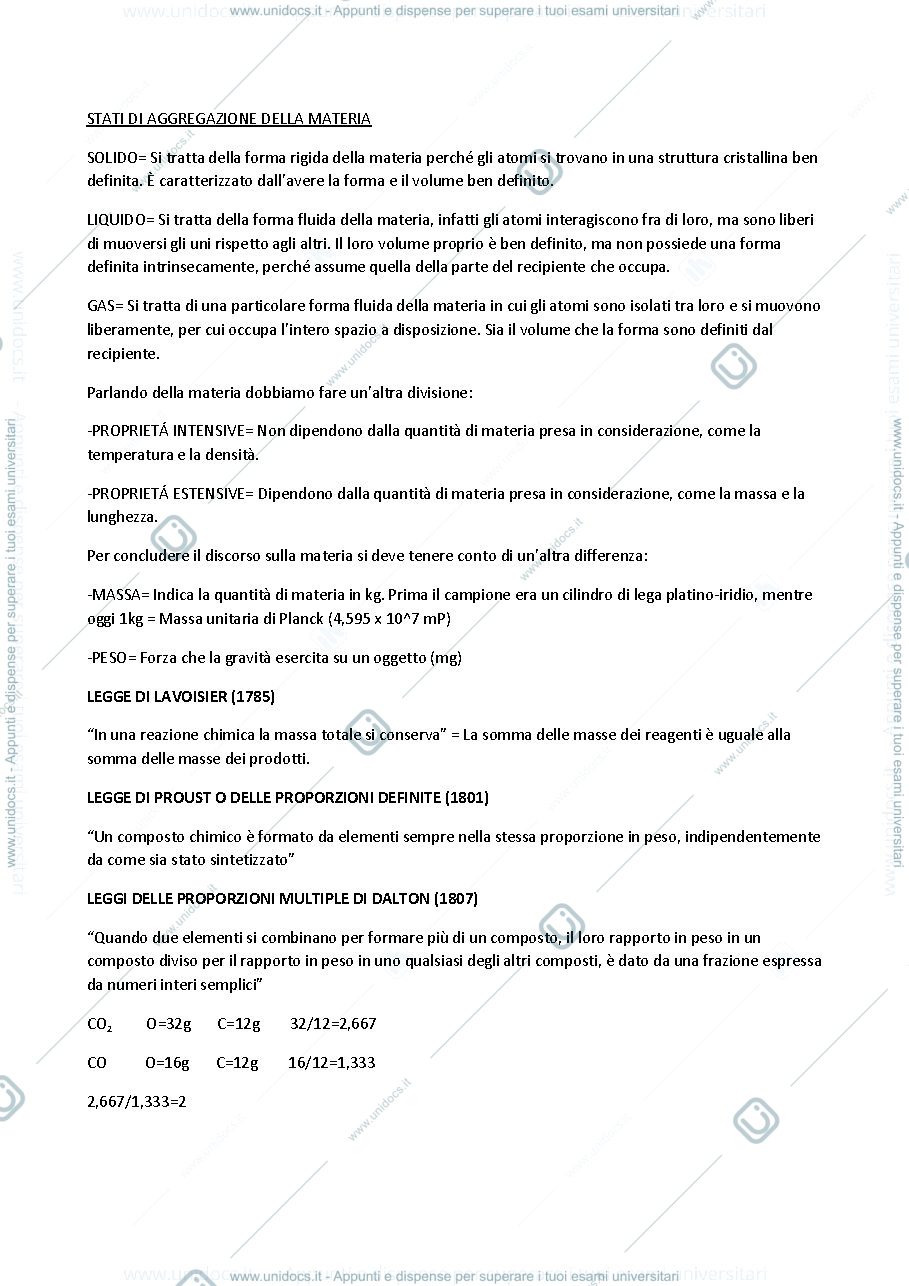 Anteprima pagina 4 — Chimica generale e stechiometria 