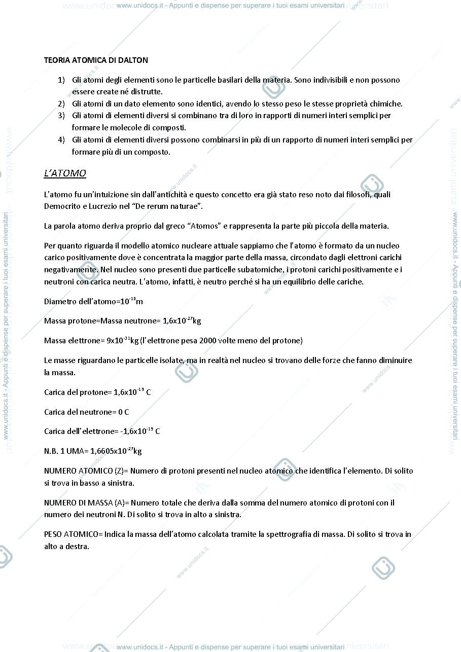 Anteprima pagina 5 — Chimica generale e stechiometria 