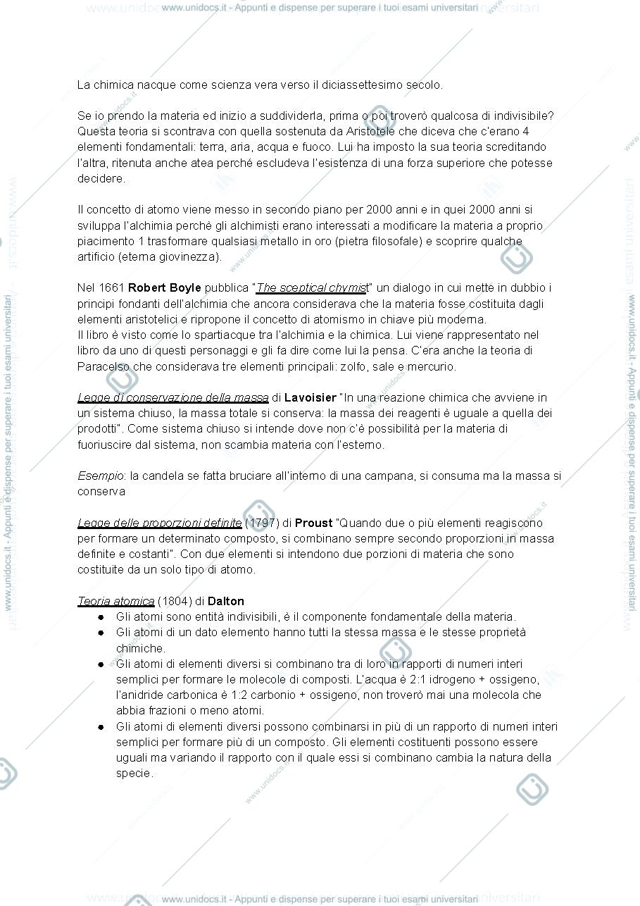 Anteprima pagina 3 — Chimica generale e stechiometria