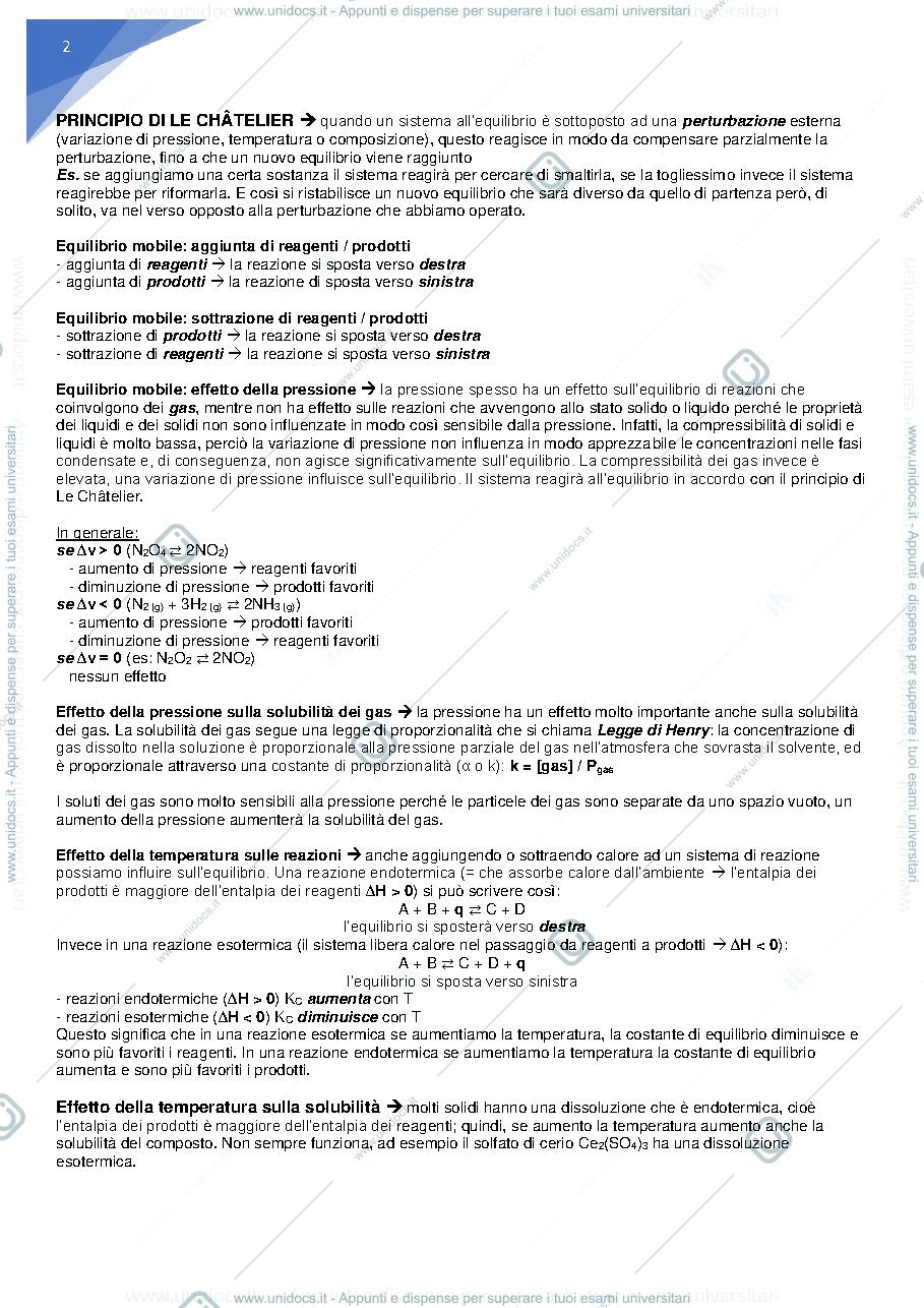 Anteprima pagina 2 — equilibrio chimico