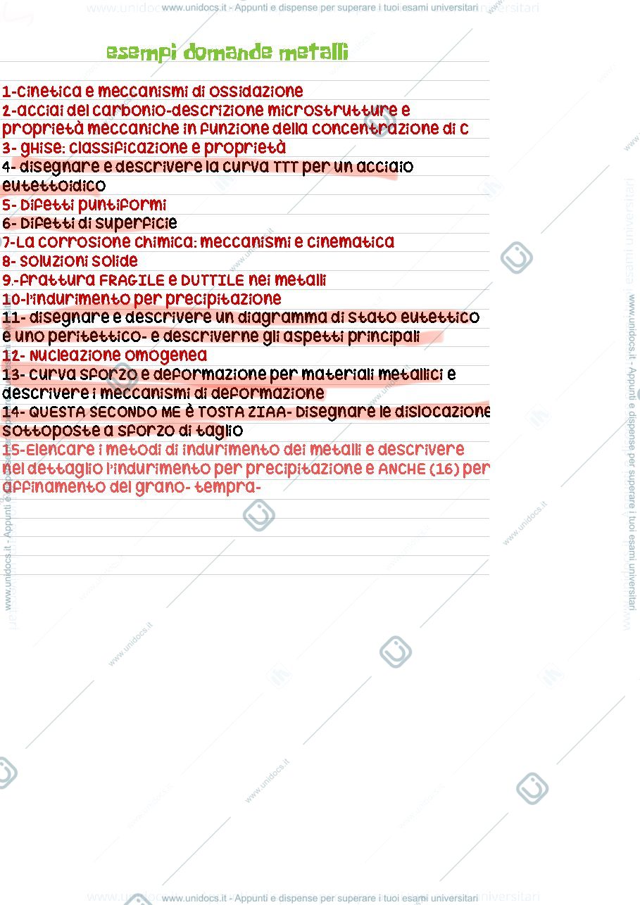 Anteprima pagina 2 — CHIMICA DEI METALLI 