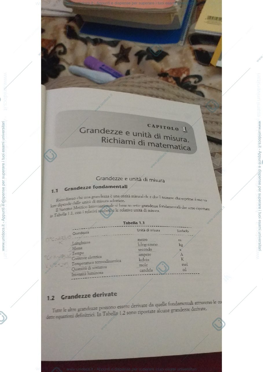 Anteprima pagina 2 — Grandezze e unità di misura